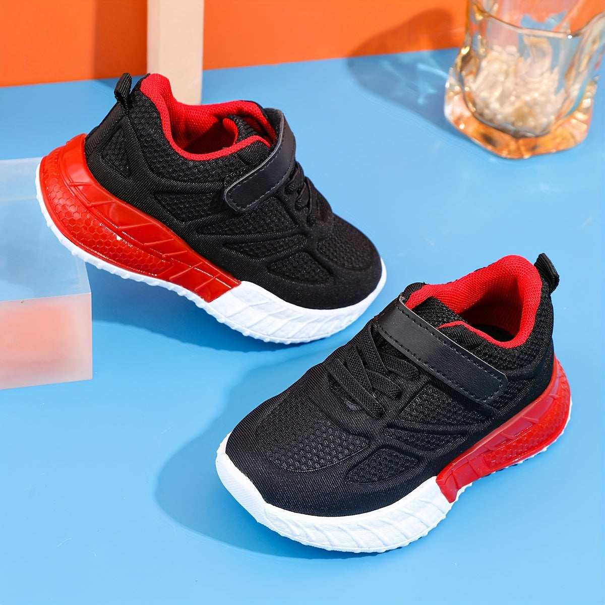 Boys Casual Low Top Woven Shoes Breathable Lightweight Non slip Sneakers