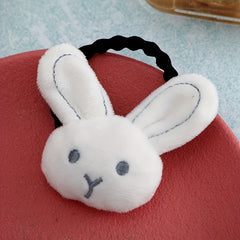 3pcs Baby Girls Plush Rabbit Hair Clip Hair Ties Baby Girls Headwear