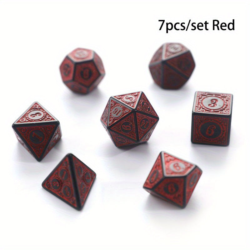 Antique Pattern Number Board Game Collection Dice