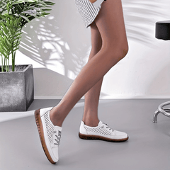 Women's Hollow Out Lace Up Mesh Shoes