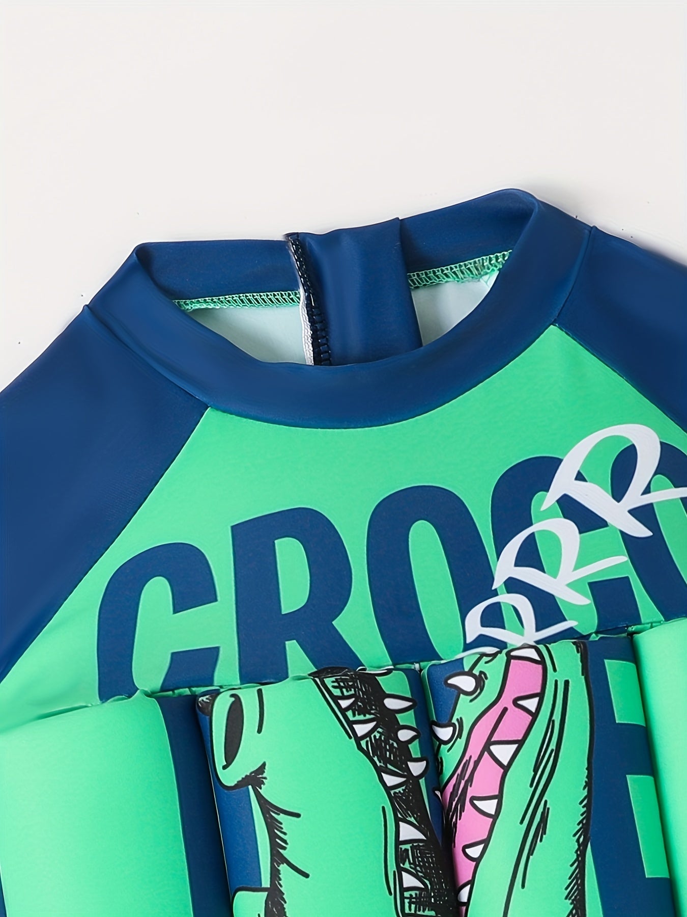Boys Cartoon Swimsuit Long Sleeve Sunscreen Jumpsuit