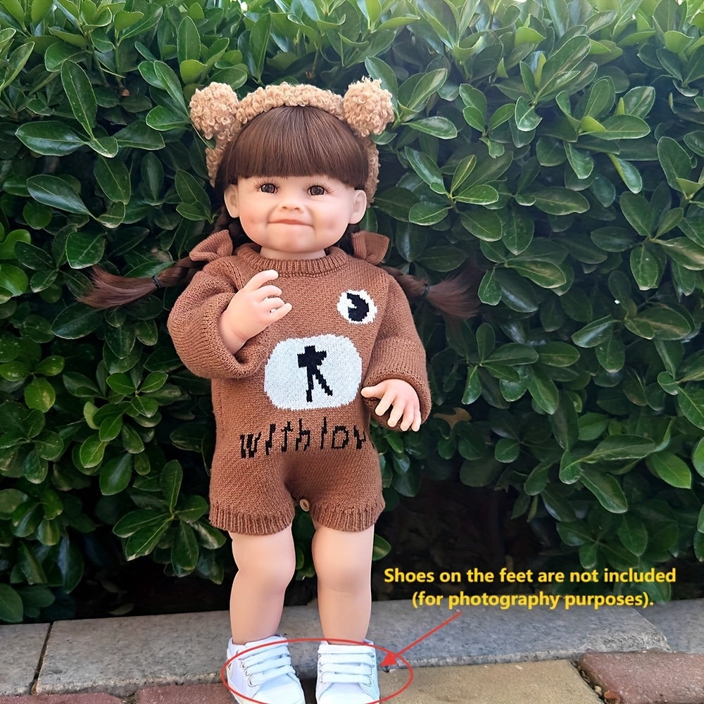 Raya Vinyl Body Doll with NPK55 Fully Covered Hair Toy for Christmas