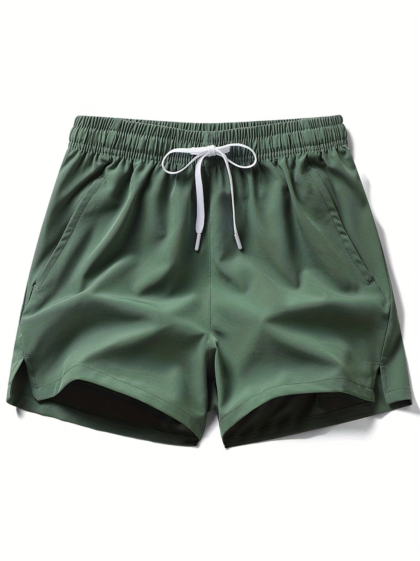 Men's Quick Dry Shorts With Zipper Pocket Active Breathable