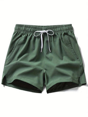 Men's Quick Dry Shorts With Zipper Pocket Active Breathable