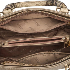 Jur Crocodile Texture Women'S Shoulder Bag with Zipper Closure