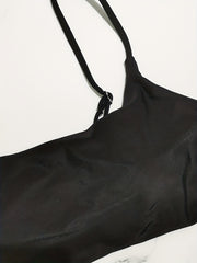Adjustable Spaghetti Strap Bikini Top Beachwear