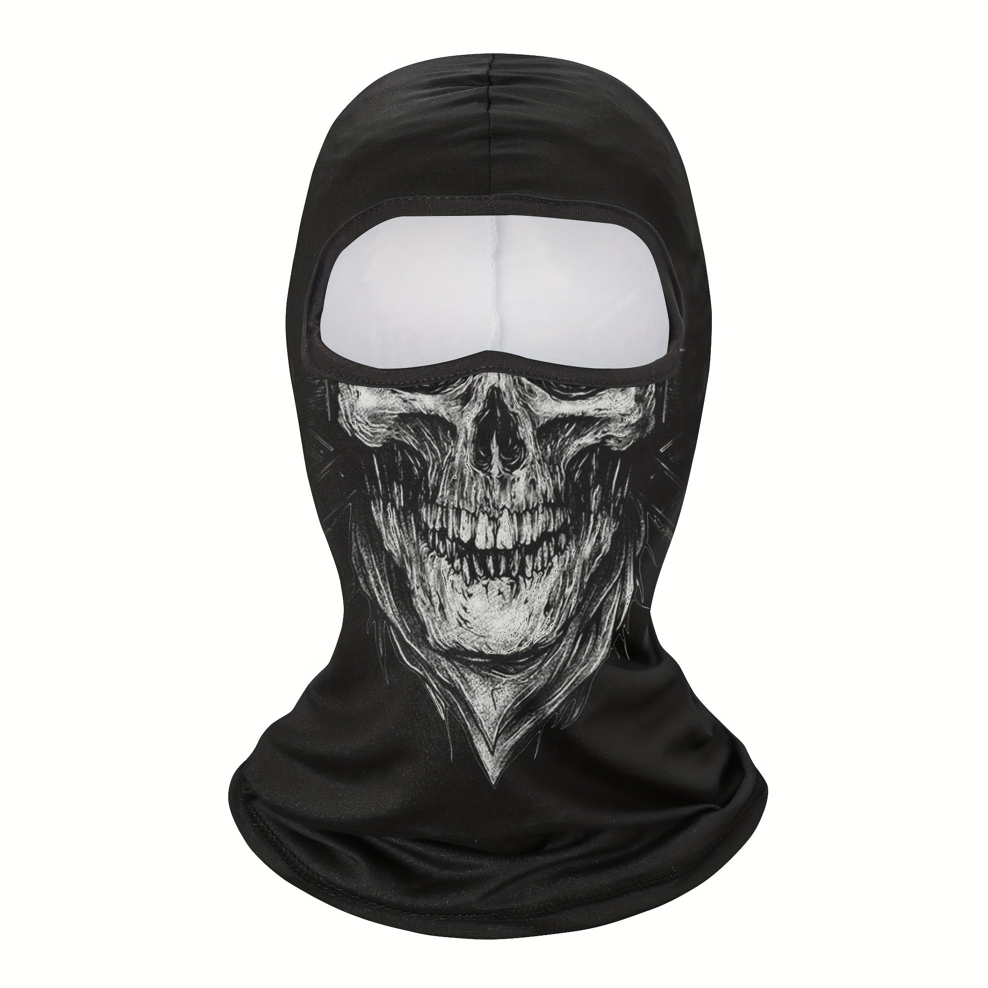 Meromibe Winter Fleece Balaclava Face Mask Ghost Skull Thermal Full Face Cover