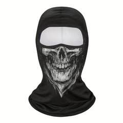 Meromibe Winter Fleece Balaclava Face Mask Ghost Skull Thermal Full Face Cover