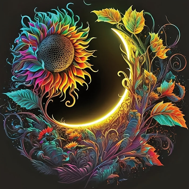 Diy 5d Diamond Painting Landscape Art Full Round Diamond Embroidery Ornament
