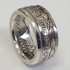 Number Letter Leaf Engraved Ring Men's Finger Jewelry