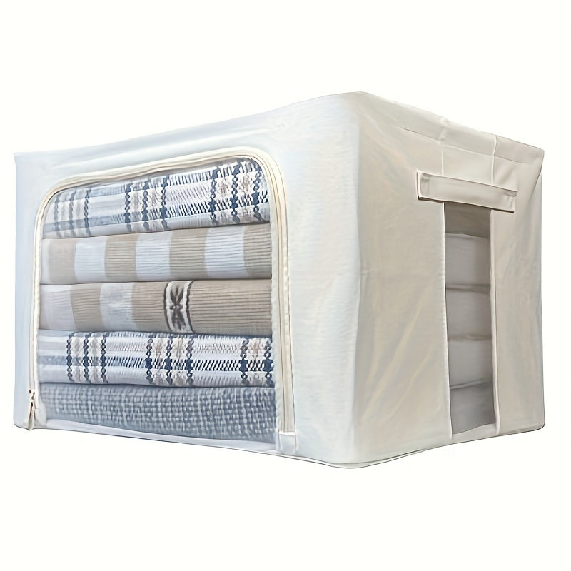 Transparent Polyester Cotton Three View Window Organizer Storage Box