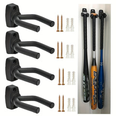 Wall Mounted Vertical Baseball Bat Rack Softball Bat Display Rack