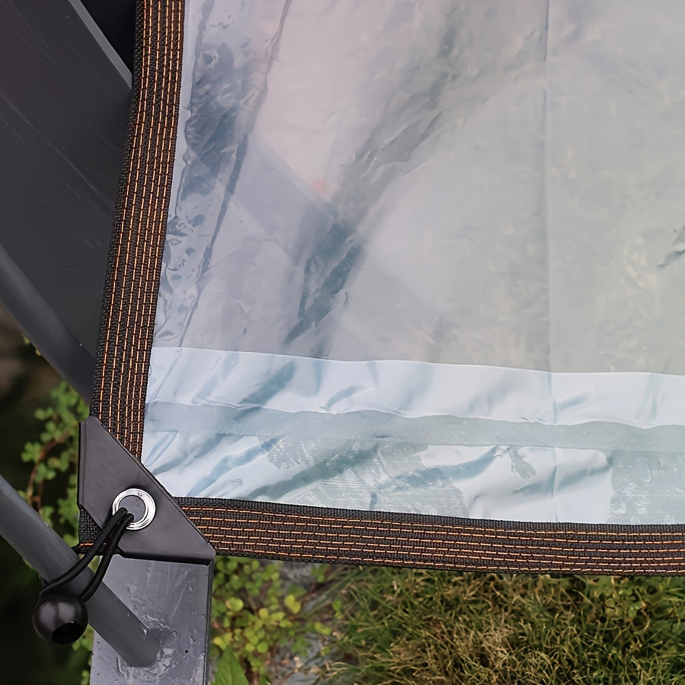 Waterproof Tarp with Grommets for Garden Plant Cover