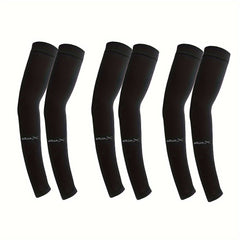 6 Pairs Sun Protection Sleeves Cooling UV Protection for Outdoor Activities