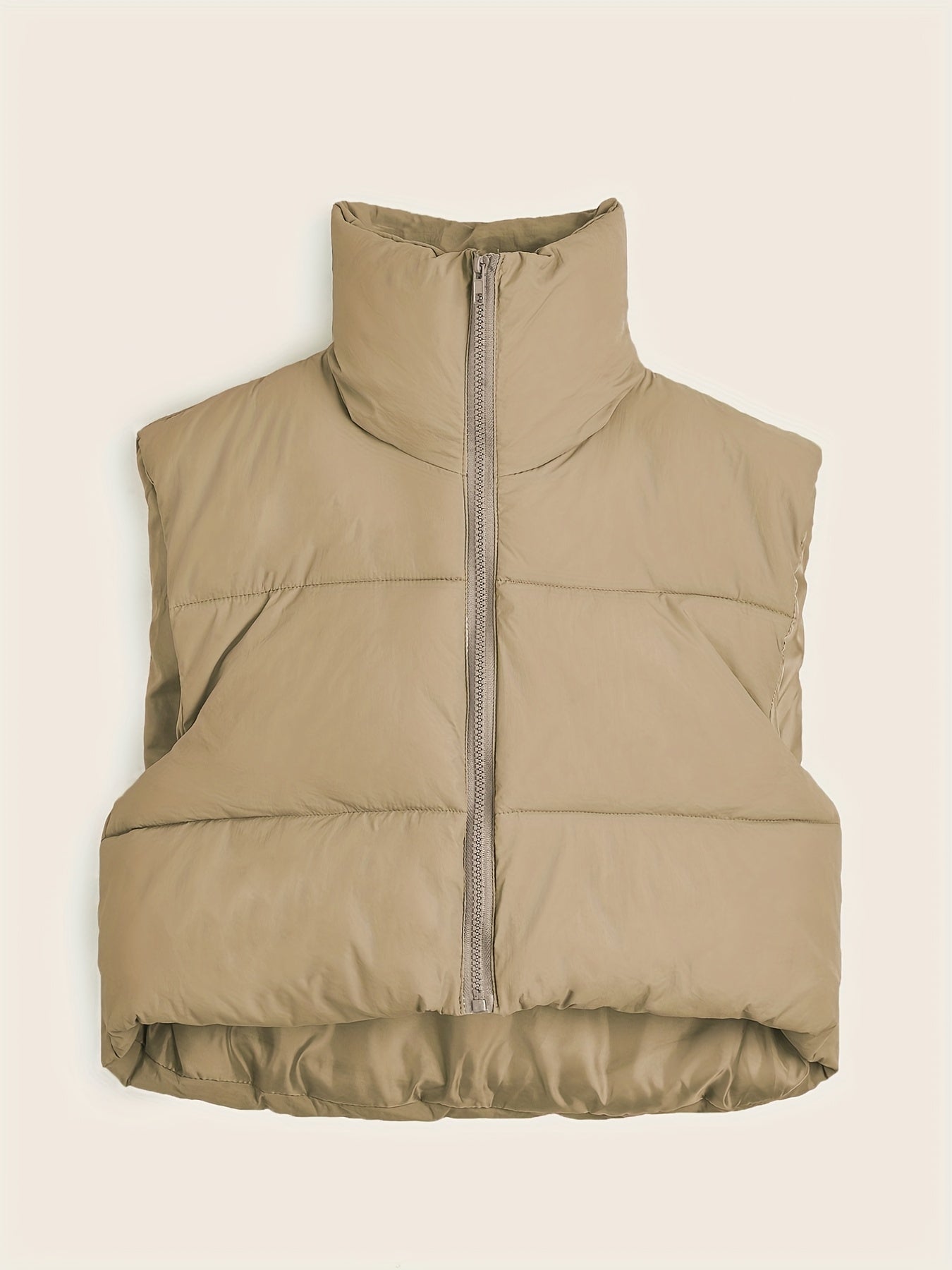 Kids' Puffer Vest Full Zip Casual Top for Autumn Winter