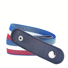 No Buckle Elastic Waist Belt Men Adjustable Comfortable Jeans Solution