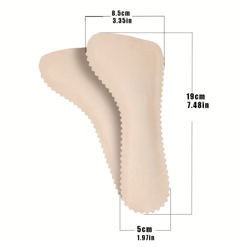 Non Slip Cropped Insoles for Heeled Shoes