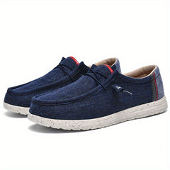 Men's Lightweight Lace-up Slip-On Shoes for Spring and Summer