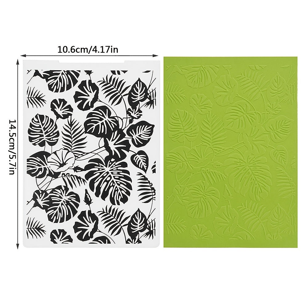 Chelonian Leaf Pattern Plastic Cutting Dies for Card Making
