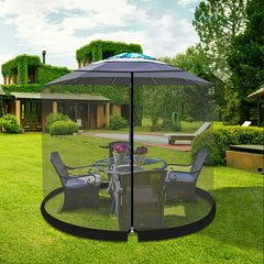 Outdoor Screen Hanging Tent Mosquito Net For Patio Umbrella