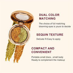 Sparkling Blocking Eyeshadow Palette Pearly Sequins 2