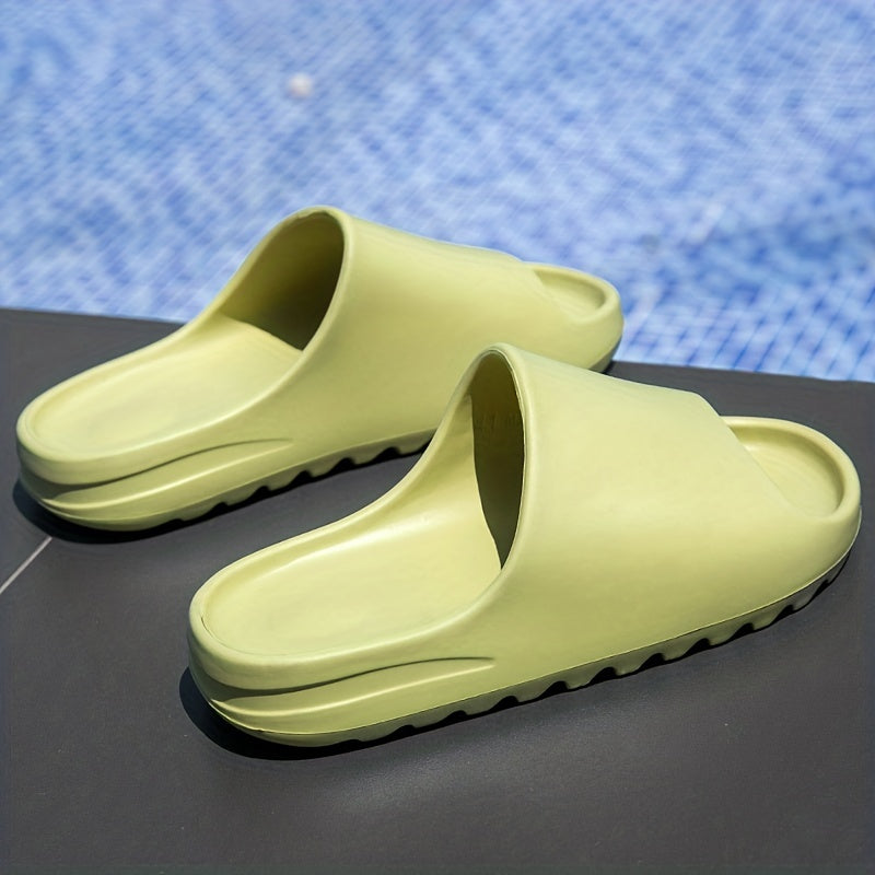 Men's Pillow Slides Casual Non Slip Slippers Open Toe Shoes