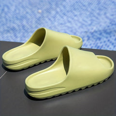 Men's Pillow Slides Casual Non Slip Slippers Open Toe Shoes