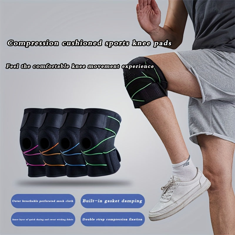 Meniscus Knee Pads with Silicone & Double Spring Strap