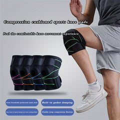 Meniscus Knee Pads with Silicone & Double Spring Strap