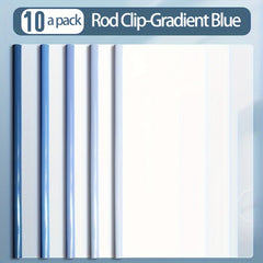 Colorful Gradient Pull Rod Clamp Folders