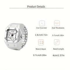 Punky Watch Ring Mini Finger Watch in Assorted Colors