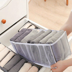 Clear Wardrobe Clothes Organizer Dacron Clothes Separation Storage Bag