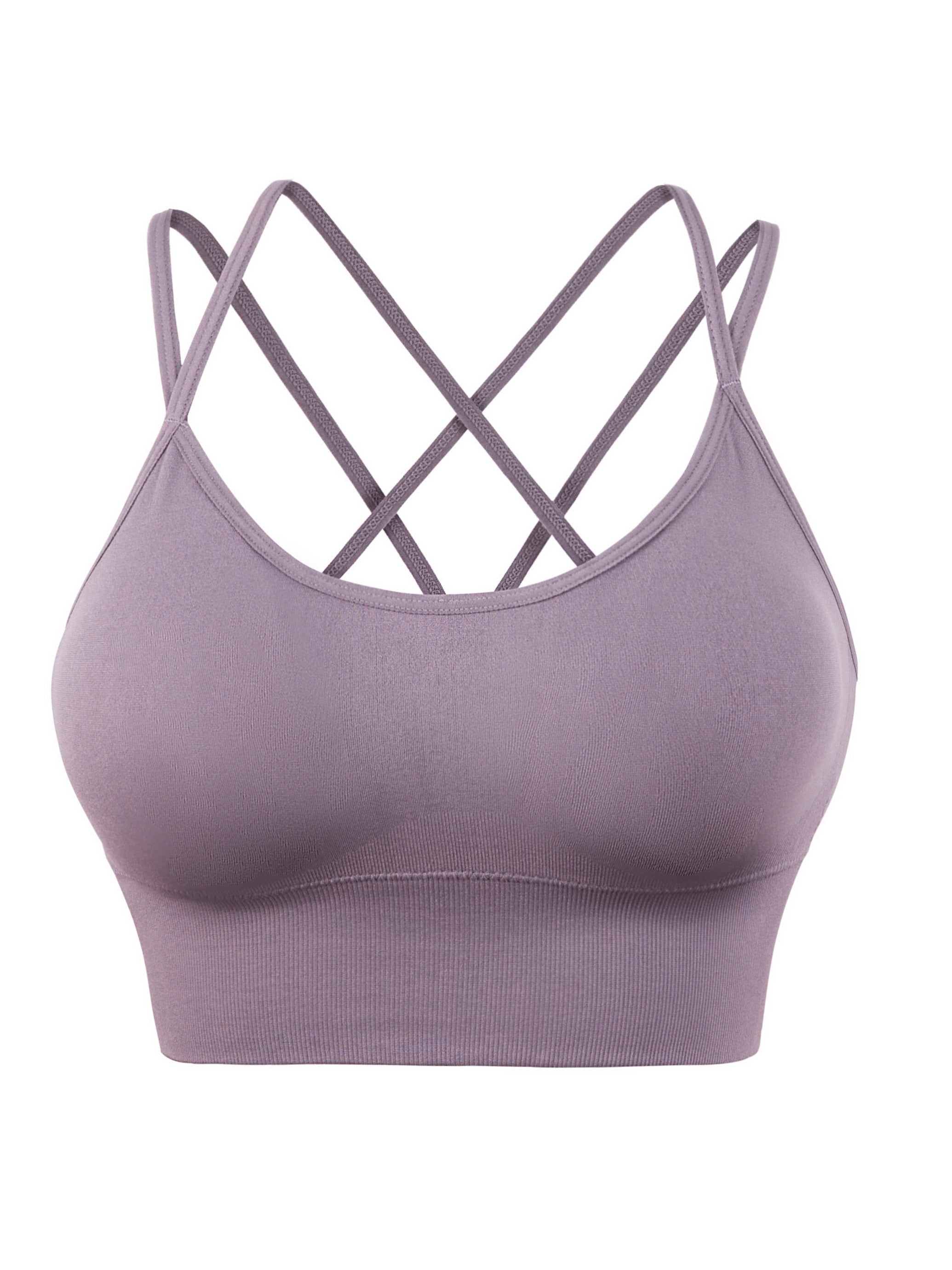 5pcs Cross Back Sports Bras Criss Cross Beauty Back Sports Bra for Women