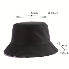 Abstract Graffiti Pattern Bucket Hat For Summer