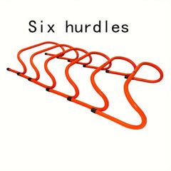 6pcs Mini Soccer Agility Hurdles for Sports Training