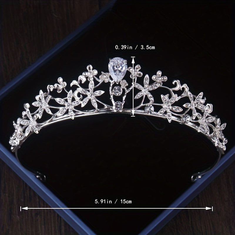Zircon Crown Wedding Headwear Bridal Dress Crown Hair Accessories