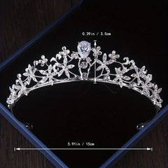 Zircon Crown Wedding Headwear Bridal Dress Crown Hair Accessories