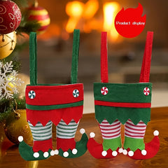 Christmas Decorations Elf Bag Candy Bag Gift Bag for Retail Stores