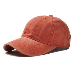 Duck Tongue Cap Washed Old Retro Soft Top Baseball Cap
