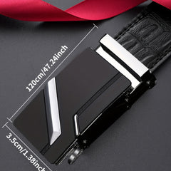 Men's Casual Auto Buckle Belt for Outdoors