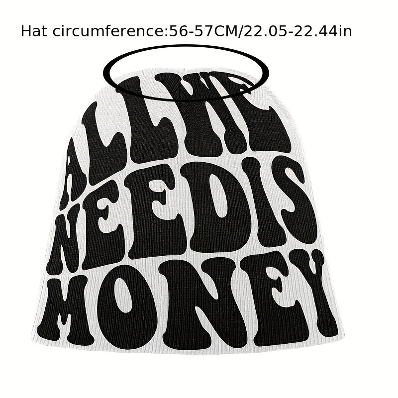 Unisex Y2K Beanie Hip Hop Knit Hat Warm Skull Cap