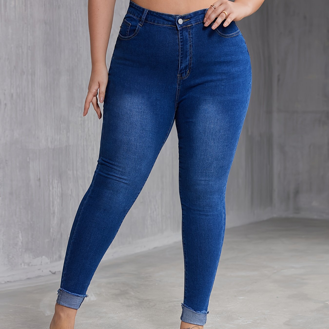 Women's Plus High Rise High Stretch Jeans