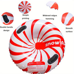 1pc PVC Inflatable Ski Ring with Safety Handle