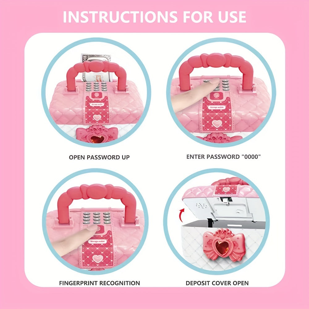 Children's Large E Money Coin Bank w/ Password Protection