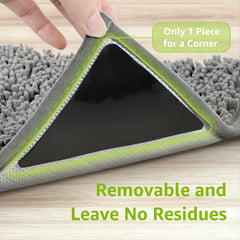 12pcs Rug Gripper Non Slip Rug Pads Reusable Washable Rug Tape for Area Rugs