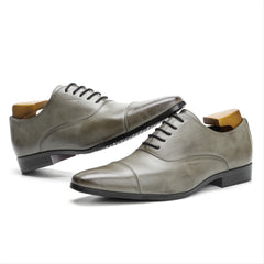 Men's Cap Toe Oxford Shoes for Wedding Office