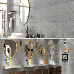 PVC Marble Floor Stickers Self Adhesive Waterproof Bathroom Decoration