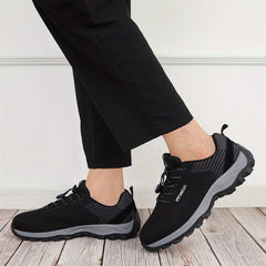 Men's Knitted Casual Shoes Non Slip Sneakers for Traveling Jogging