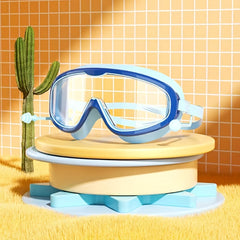 Outdoor Swim Goggles Large Frame Waterproof Anti Fog UV Protection