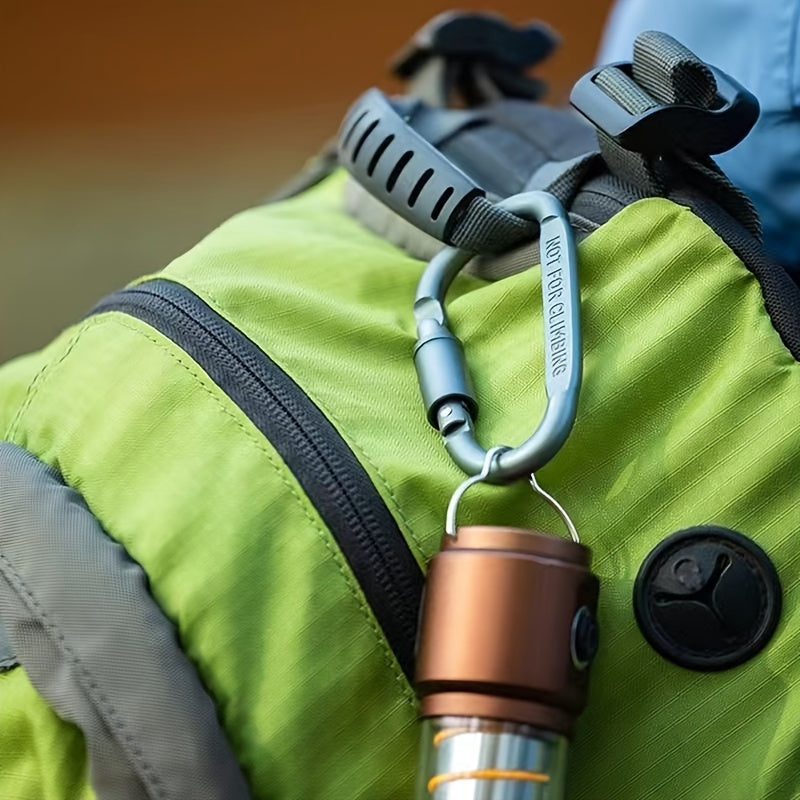 Aluminum D-ring Buckle Carabiners for Outdoor Camping